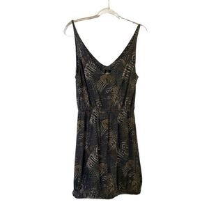 Stussy Black and Brown Mini Dress